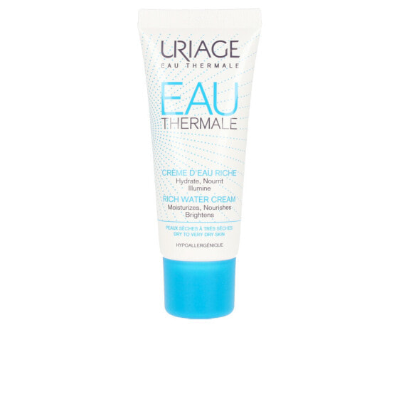 Uriage Eau Thermale Rich Water Cream Гипоаллергенный увлажняющий, смягчающий и придающий сияние крем для сухой и обезвоженной кожи 40 мл