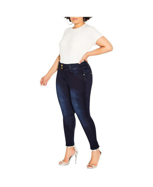 Plus Size Asha Regular Skinny Jean