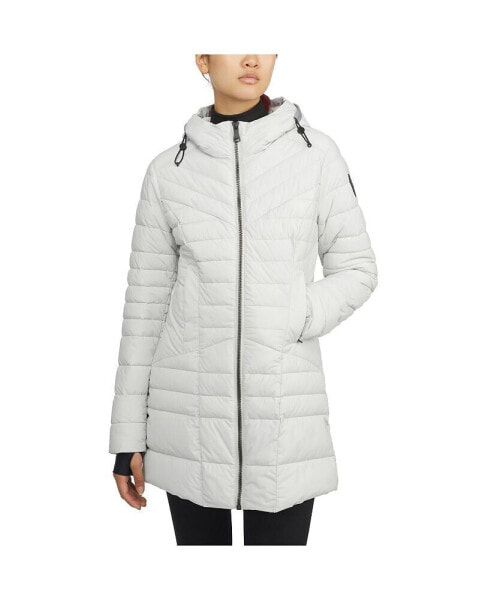 Women's Cort Fixed Hood Puffer Jacket with Reflective Trim