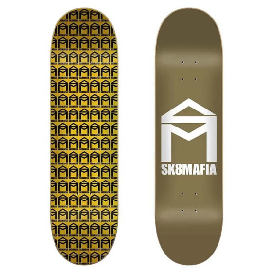 SK8MAFIA House logo gold foil 8.25´´ skateboard deck