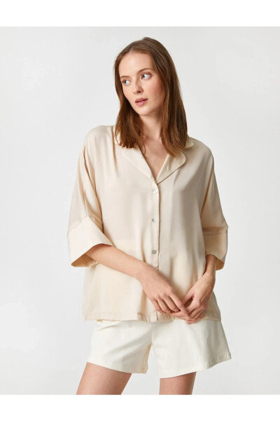 Пижама Koton Button-Up Collar Short-Sleeve