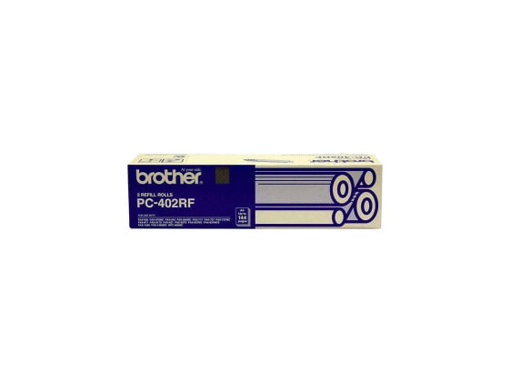 Brother PC402RF Ribbon Cartridge - Dual Pack - Black