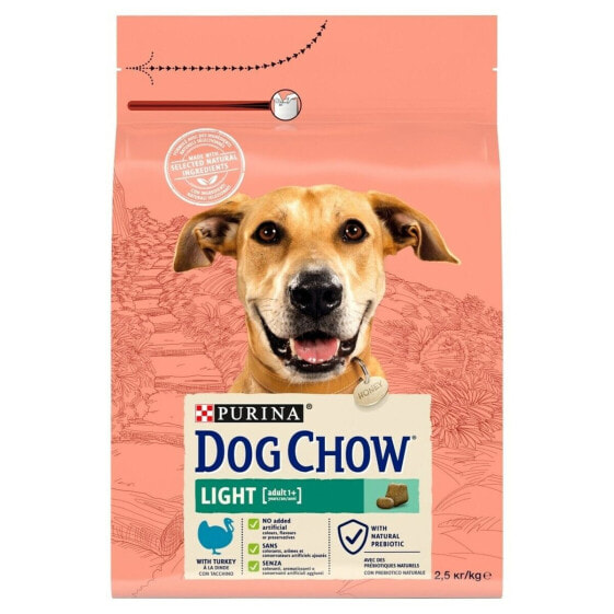 Сухой корм для собак Purina Dog chow light Adult индейка 2,5 кг