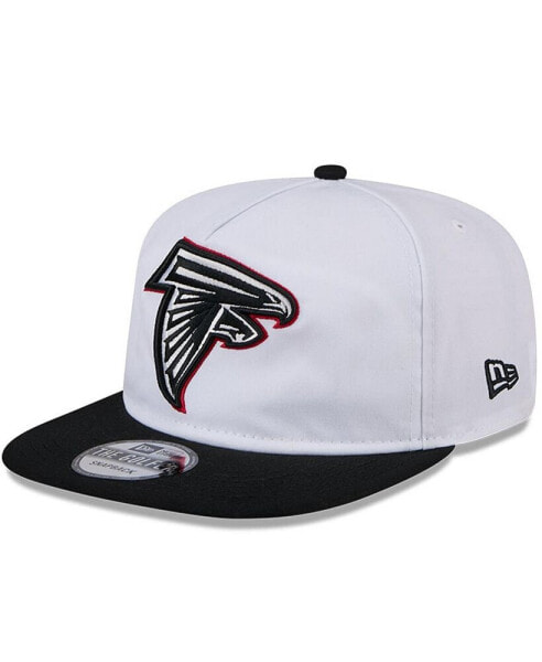 Men's White/Black Atlanta Falcons 2024 NFL Training Camp Golfer Snapback Hat