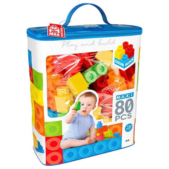 Конструктор Color Baby "Строй и играй" Макси из 80 деталей