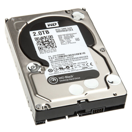 Western Digital Black, SATA 6G, 7200 U/min, 3,5 Zoll - 2 TB