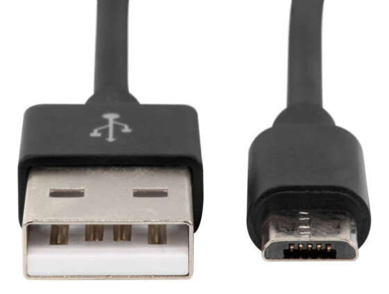 Ansmann 1700-0077 - 0.2 m - USB A - Micro-USB B - USB 2.0 - 480 Mbit/s - Black