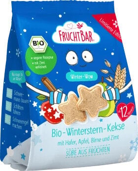 Kinderkekse Winterstern Hafer, Apfel, Birne & Zimt, ab 12 Monaten, 100 g