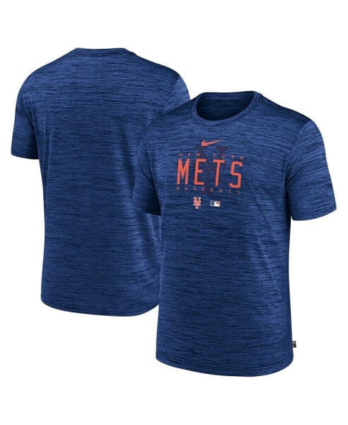 Men's Royal New York Mets Authentic Collection Velocity Performance Practice T-shirt
