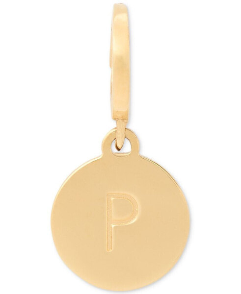 Подвеска kate spade new york Initial Polished Disc Charm - золотой