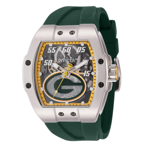 Часы Invicta NFL Green Bay Packers Automatic Men's Watch 44mm Green