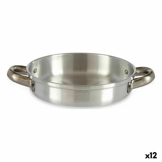 Сковорода серебристый алюминий Kinvara Pan 19 x 4,5 x 25,5 см (12 штук)