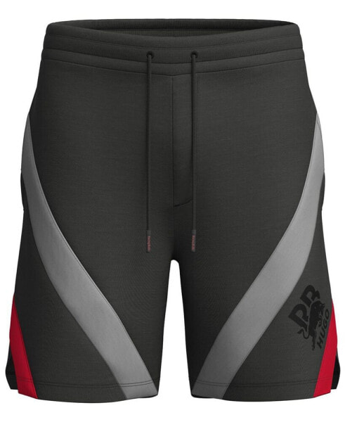 Men's Colorblocked Logo Oversized 7.6" Shorts