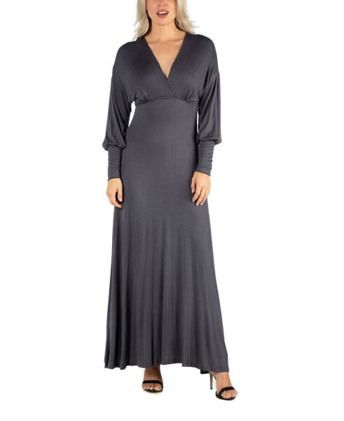 Women's Formal Long Sleeve Maxi Dress