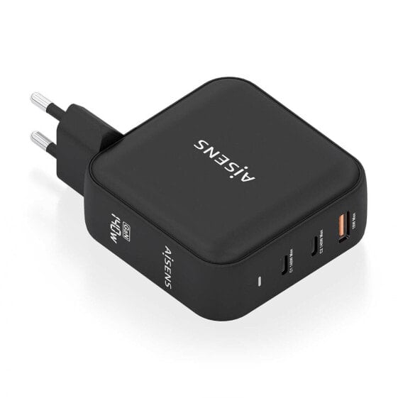 Зарядное устройство AISENS Wall Charger ASCH-140W3P031-BK 140 Вт черное (1 штука)