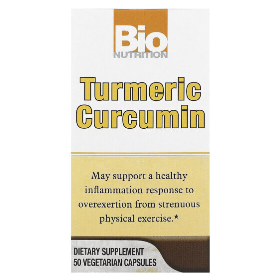Turmeric Curcumin, 50 Vegetarian Capsules