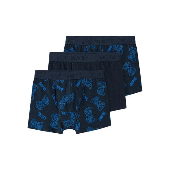 NAME IT Dark Sapphire Gamer boxers 3 units