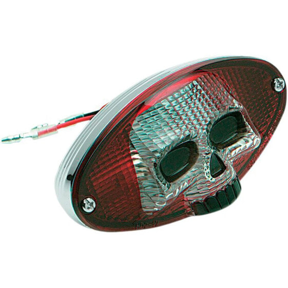 DRAG SPECIALTIES Cat Eye Skull Rear Light