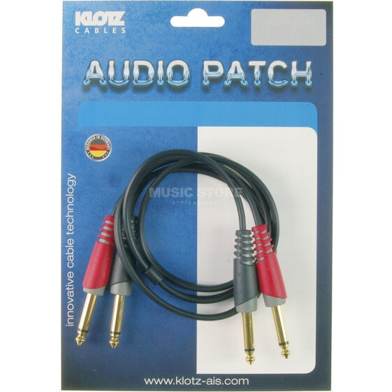 Klotz AT-JJ0100 audio cable twin 1 m