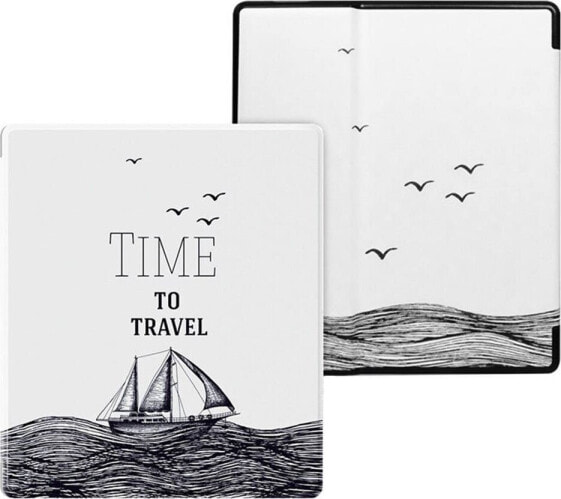 Pokrowiec Strado Etui graficzne Smart Case do Kindle Oasis 2019 (Time to Travel)