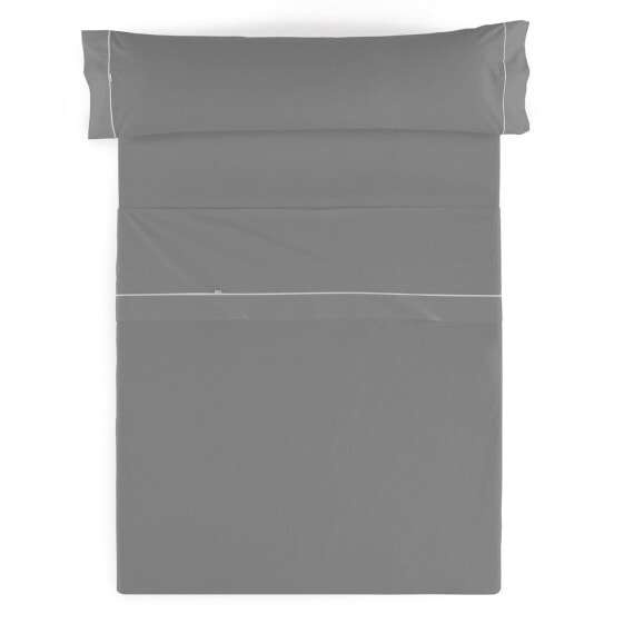 Комплект постельного белья без наполнения Alexandra House Living темно-серый двуспальный 3 предмета