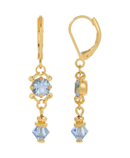 Light Blue Drop Earrings