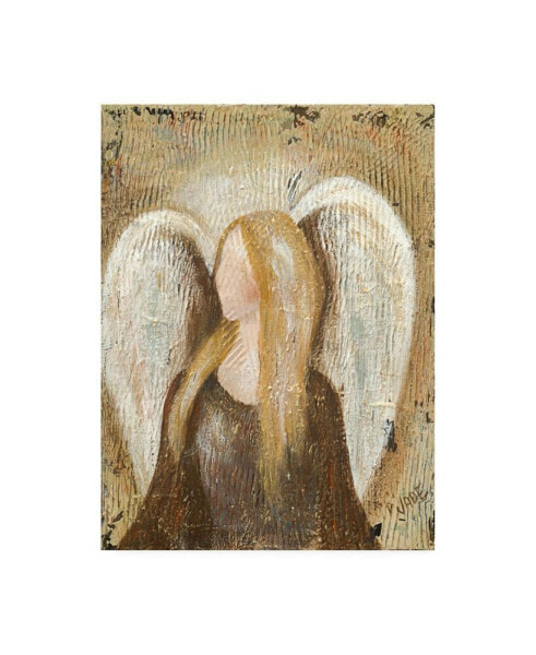 Jade Reynolds Angel Figure Bold Canvas Art - 37" x 49"