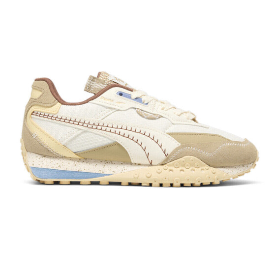 Puma Blktop Rider Expeditions Lace Up Womens Beige, White Sneakers Casual Shoes
