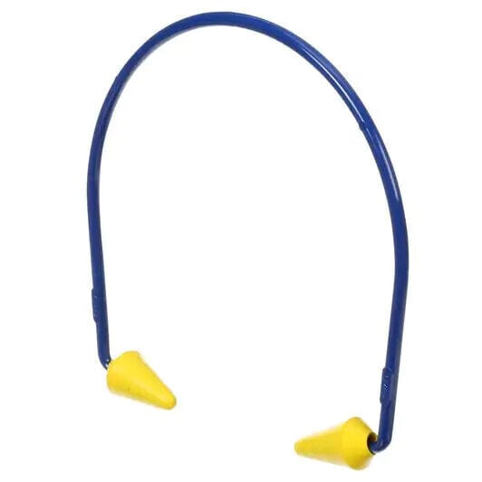 3M CF01000 - Reusable ear plug - In-ear - Blue - Yellow - Wired - 21 dB - Polyvinyl chloride (PVC) - Silicone