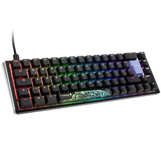 Ducky One 3 Classic Black/White SF Gaming Tastatur, RGB LED - MX-Brown