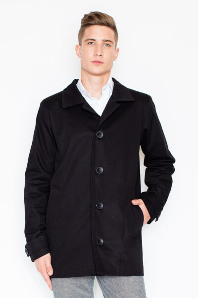 Płaszcz V028 Czarny