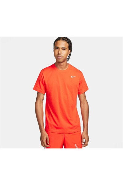 Футболка мужская Nike Dri-FIT Tee Crew Solid оранжевая