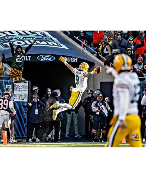 Картина без рамы Fanatics Authentic christian Watson Green Bay Packers "Летящий за Touchdown" фотография