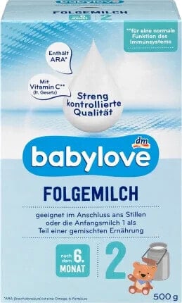 Folgemilch 2 nach dem 6. Monat, 500 g