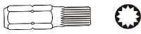 JONNESWAY KOŃCÓWKA SPLINE M14 x 30mm 6-kąt. 10mm