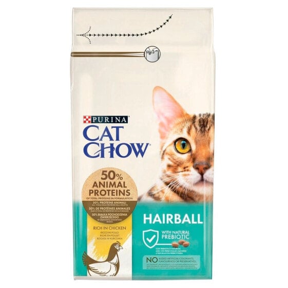 PURINA NESTLE Purina Cat Chow Hairball Control Adult Chicken 1.5kg Cat Feed