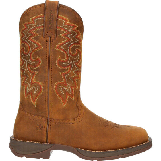 Durango Rebel Waterproof Square Toe Cowboy Mens Brown Casual Boots DDB0361