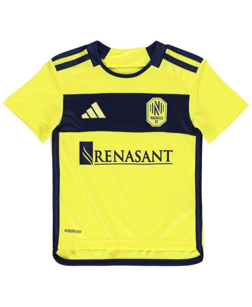 Футболка для малышей adidas Yellow Nashville SC 2024 AEROREADY