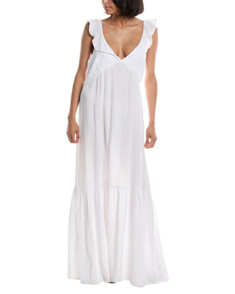 La Made Gauze Maxi Dress Women's White M