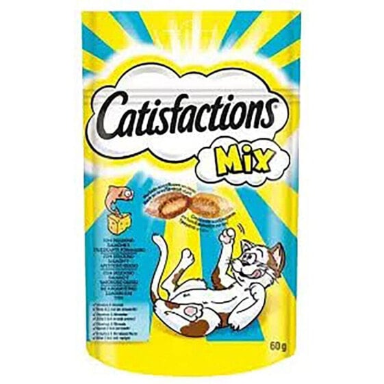 MARS Catisfactions Cheese Salmon 60g Pets Snack 6 Units