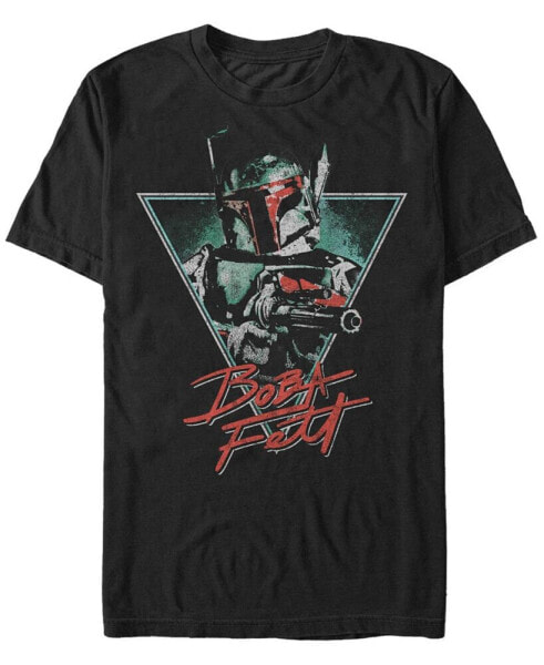 Star Wars Men's Classic Boba Fett Blaster Short Sleeve T-Shirt