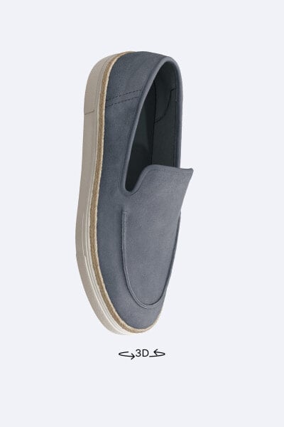 Кожаные мужские лоферы ZARA "Casual split leather loafers"