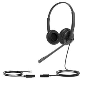 Yealink YHS34 Lite Dual - Wired - Office/Call center - 20 - 20000 Hz - Headset - Black