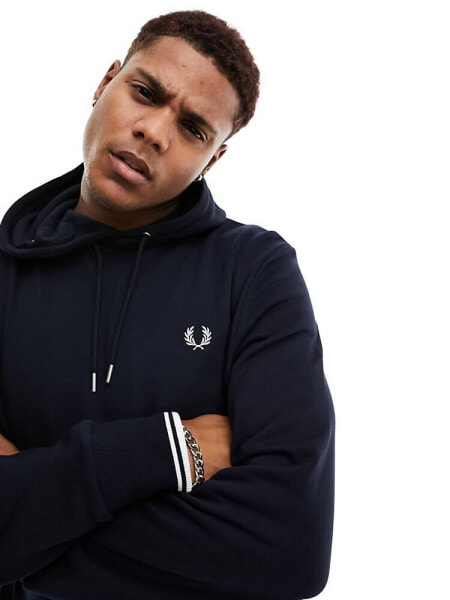 Fred Perry hoodie in Navy