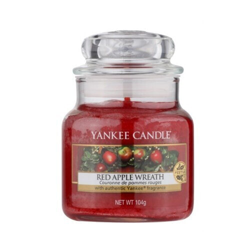 Fragrant Candle Classic small (Red Apple Wreath) 104 g
