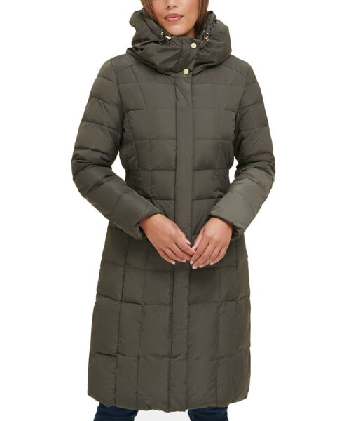 Women's Box-Quilt Down Puffer Coat