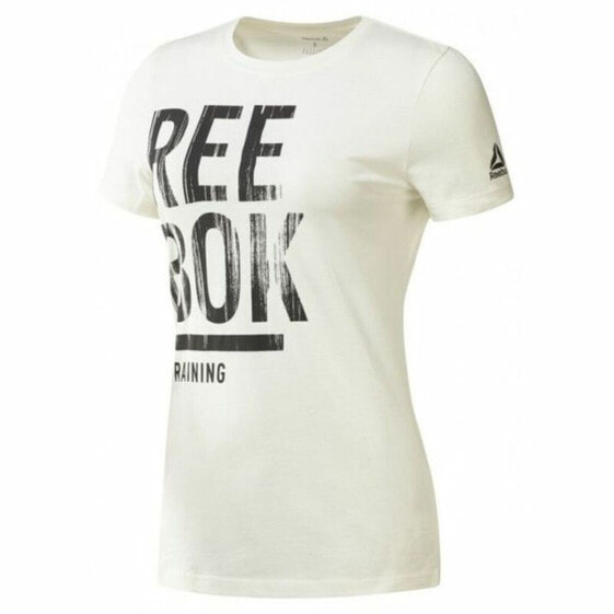 Футболка с коротким рукавом женская Reebok Training Split Tee Белый