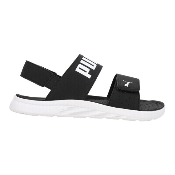 Puma Backstrap Mens Black Casual Sandals 38597102