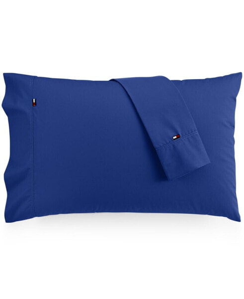 Tommy Hilfiger Solid Core Pair of Standard Pillowcases