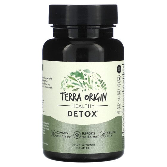 Капсулы для детокса Terra Origin Healthy Detox, 30 шт.